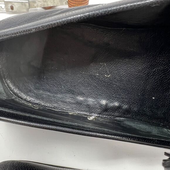 VINTAGE LUXURY PRADA BUSINESS LOAFER SHOES 2D0025 BLACK LEATHER US 9 - Picture 12 of 16